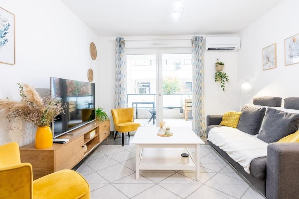 Le Barcelone, Beau T2, Clim, Terrasse,Centre Ville Montpellier Eksteriør billede